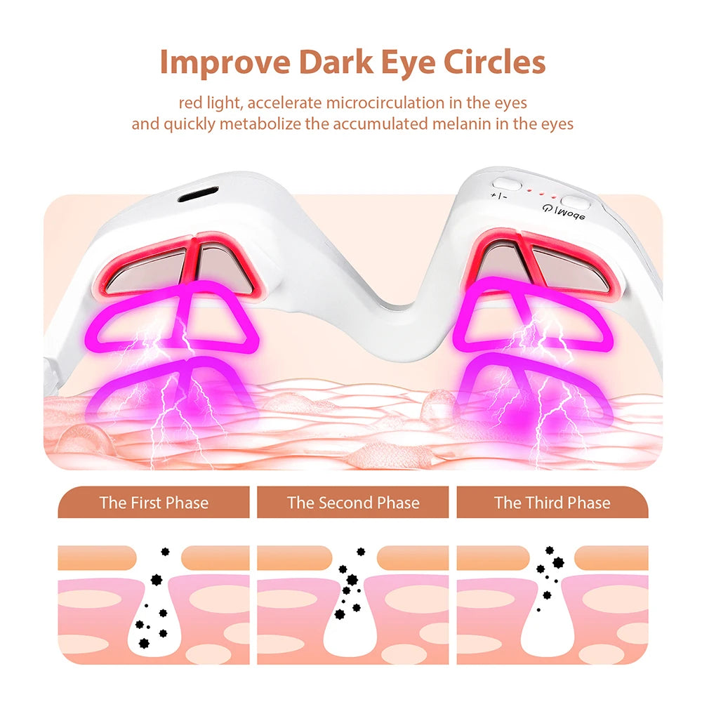 Red Light Therapy Eye Massager