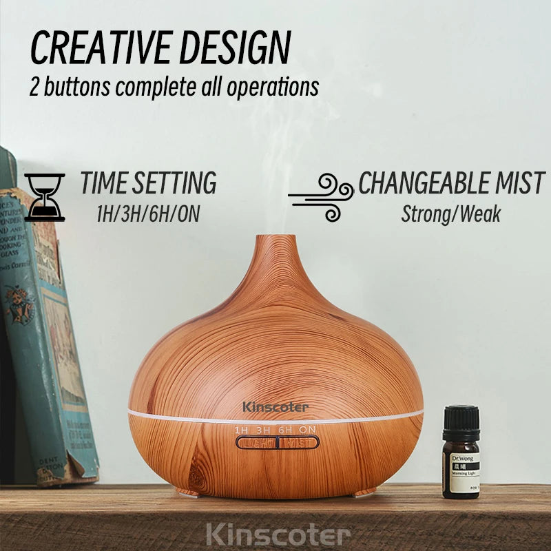 Wood Essential Oil Diffuser