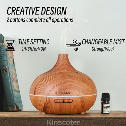 Wood Essential Oil Diffuser