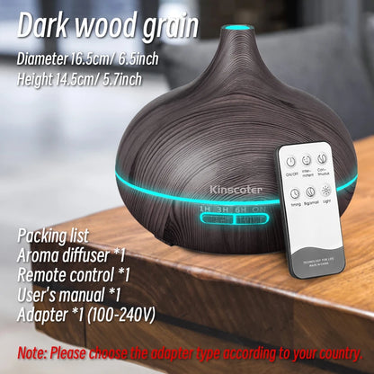 Wood Essential Oil Diffuser
