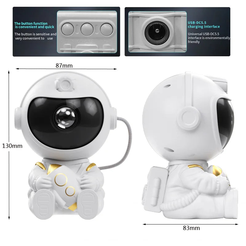 Astronaut Nebula Projection Lamp